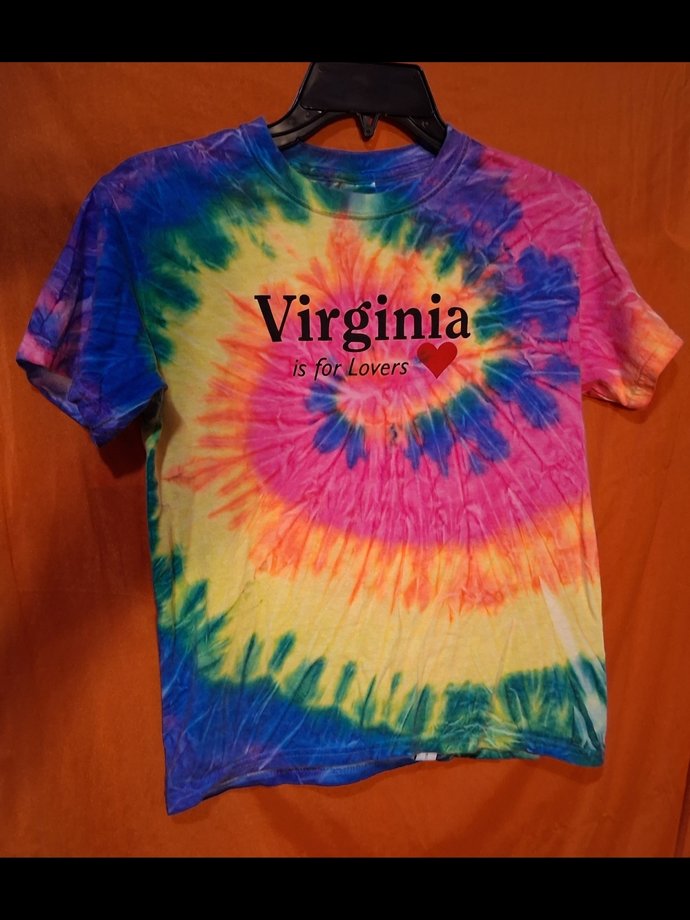Virginia Tie-Dye Short Sleeve Tee - Multicolor